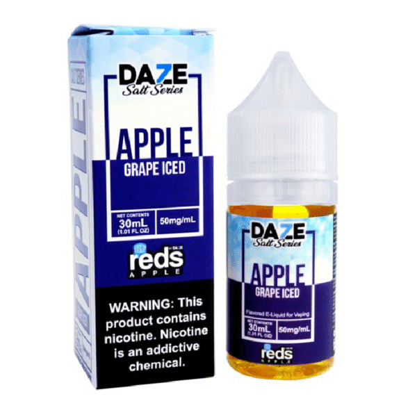 DAZE RED APPLE SALT NIC 30ML 50MG - GRAPE ICED