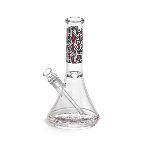 K HARING WATER PIPE - RED/BLACK/WHITE