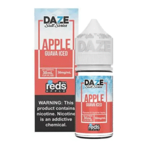 DAZE RED APPLE SALT NIC 30ML 30MG - GAUVA ICED