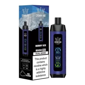 AL FAKHER CROWN BAR PRO 8000 BOX OF 5 - BERRY ICE