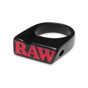 RAW BLACK SMOKERS RING - SIZE 8