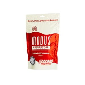 MODUS PRESIDENTIAL BLEND 5000MG GUMMIES BOX OF 5 - STRAWBERRY LEMONADE HYBRID