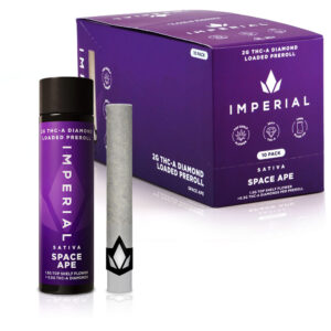 IMPERIAL 2G THC-A LOADED PREROLLS BOX OF 10 - SPACE APE SATIVA