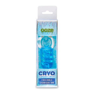 OOZE CRYO FREEZABLE GLYCERIN GLASS BOWL - BLUE