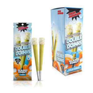 DELTA MUNCHIES DOUBLE DOINKS BOX OF 5 - GLAZED DONUT HYBRID
