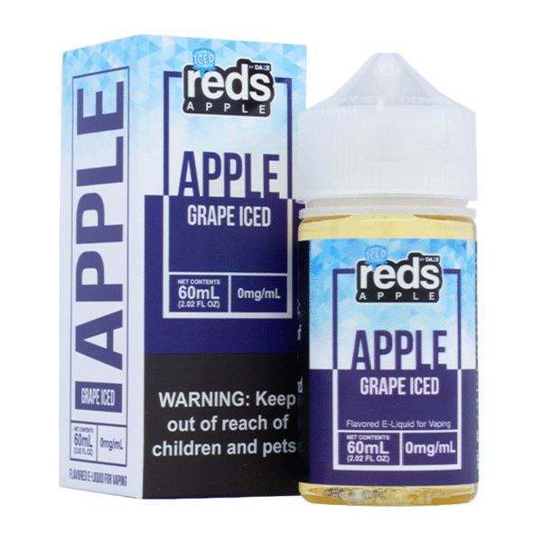 DAZE REDS APPLE 60ML 0MG - GRAPE ICED