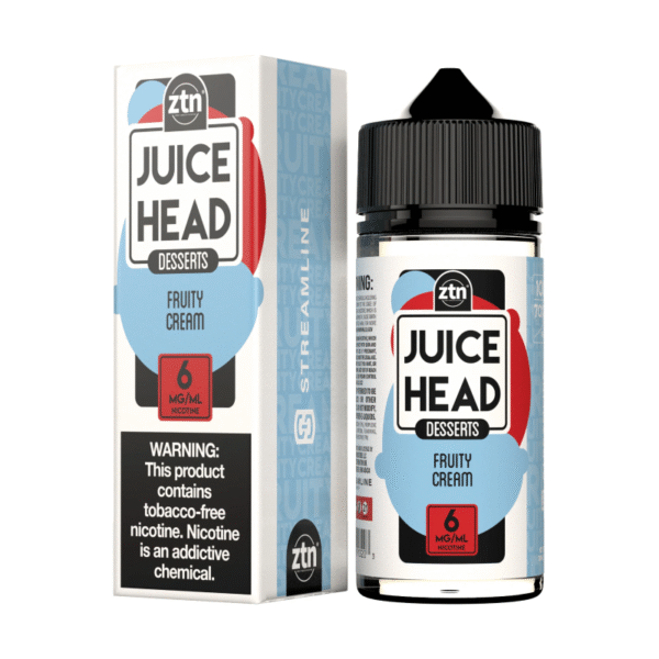 JUICE HEAD 100ML 6MG - FRUITY CREAM