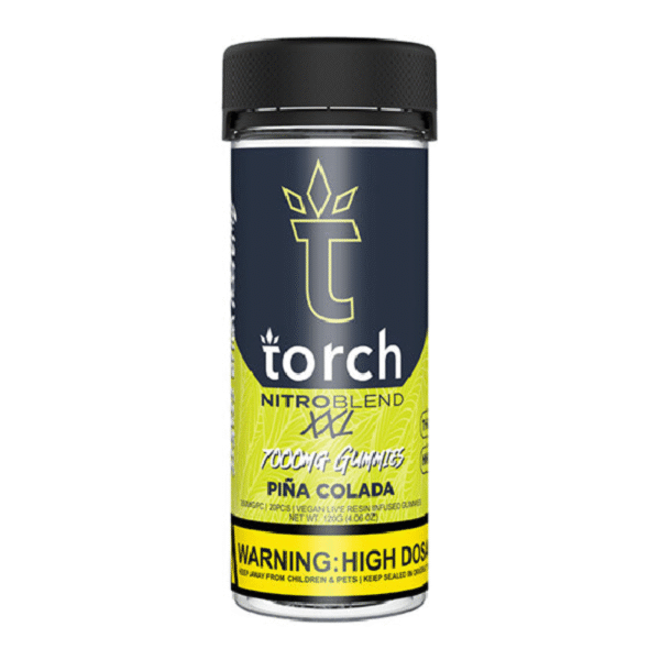 TORCH NITRO BLEND XXL 7000MG GUMMIES BOX OF 6 - PINA COLADA