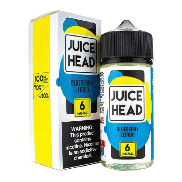 JUICE HEAD 100ML 6MG - BLUEBERRY LEMON