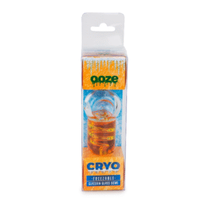 OOZE CRYO FREEZABLE GLYCERIN GLASS BOWL - ORANGE