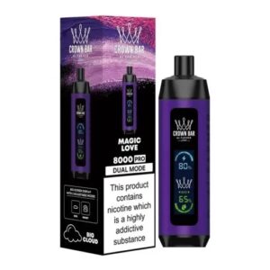 AL FAKHER CROWN BAR PRO 8000 BOX OF 5 - MAGIC LOVE