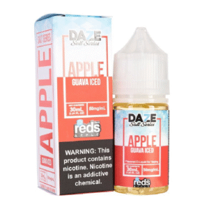 DAZE RED APPLE SALT NIC 30ML 50MG - GAUVA ICED