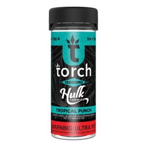 TORCH HULK GUMMIES 15000MG - BOX OF 6 - TROPICAL PUNCH