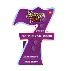 DOOZY TABS 7-HYDROXY + 11-OH PSEUDO TABLETS 4CT 32MG - MIXED BERRY