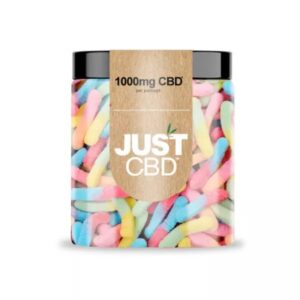 JUST CBD GUMMIES 1000MG - SOUR WORMS