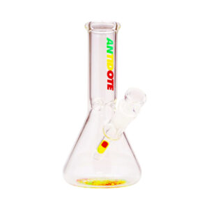 ANTIDOTE GLASS 8'' SCIENTIFIC RASTA BEAKER