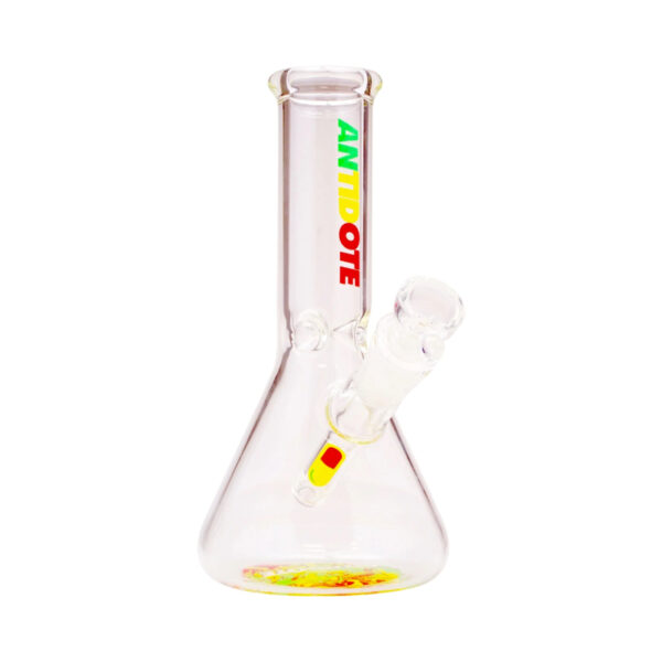 ANTIDOTE GLASS 8'' SCIENTIFIC RASTA BEAKER