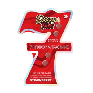 DOOZY TABS 7-HYDROXYMITRAGYNINE TABLETS 4CT 26MG - STRAWBERRY