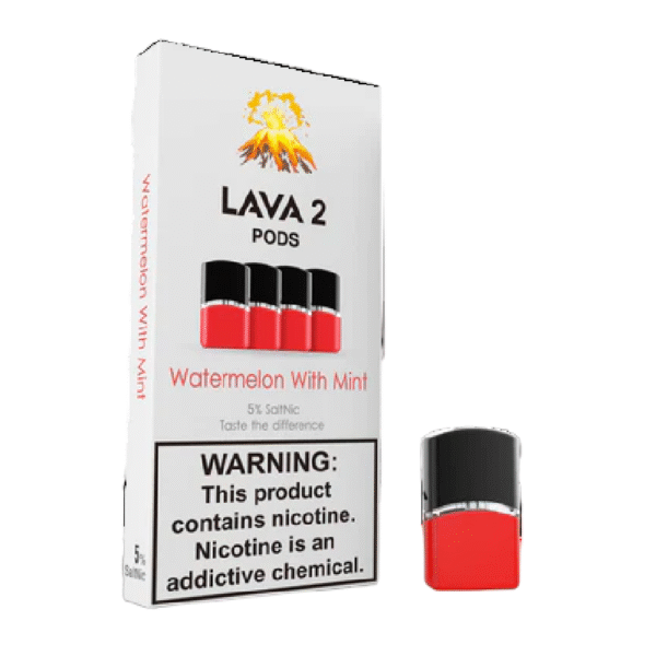 LAVA 2 PODS BOX OF 5 - WATERMELON W/ MINT
