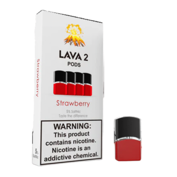 LAVA 2 PODS BOX OF 5 - STRAWBERRY