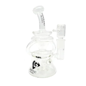 DIAMOND GLASS - 8'' DUAL UPTAKE RECYCLER ASSORTED