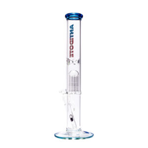 ANTIDOTE GLASS 16'' STRAIGHT W/ 8-ARM TREE PERC - BLUE