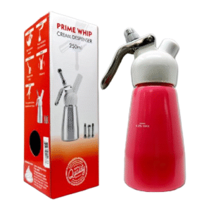 PRIME WHIP CREAM DISPENSER WHIPPED 250ML - PINK