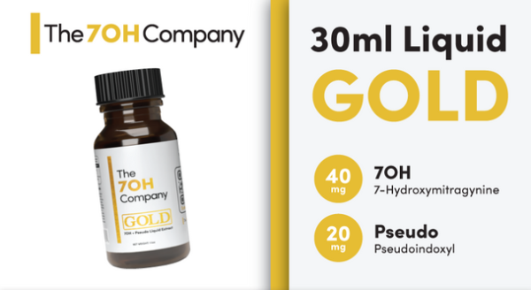 THE 7OH COMPANY 7-HYDROXY + PSEUDO 30ML 60MG SHOTS - GOLD BOX OF 12