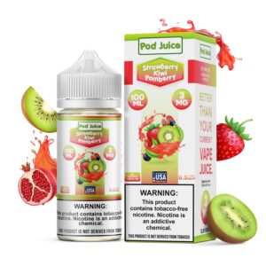 POD JUICE CLASSIC 100ML 0MG - STRAWBERRY KIWI POMBERRY