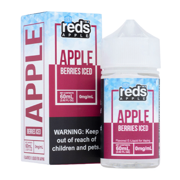 DAZE REDS APPLE 60ML 0MG - BERRIES ICED
