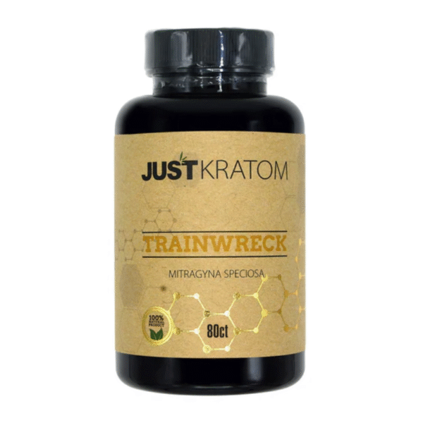 JUST KRATOM CAPSULES 80CT - TRAINWRECK