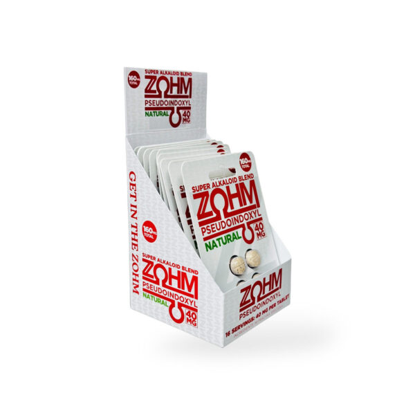 ZOHM PSEUDOINDOXYL TABLETS 40MG 4CT - NATURAL BOX OF 10