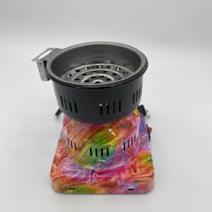 BYO STOVE HOOKAH CHARCOAL BURNER - ARTISTIC - CB5-S