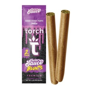 TORCH CAVIAR SAUCE BLUNTS BOX OF 10 - SUGAR DADDY PURPS INDICA