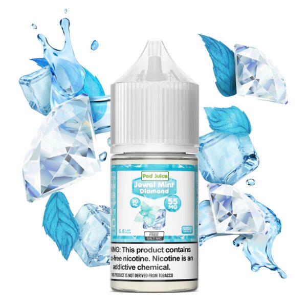 POD JUICE CLASSIC SALT NIC 30ML 20MG - JEWEL MINT DIAMOND