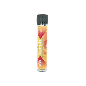 TORCH HASHHOLE PRE-ROLL 2G THC-A ROLLED IN KIEF & HASH -  PEACH RINGS INDICA BOX OF 10