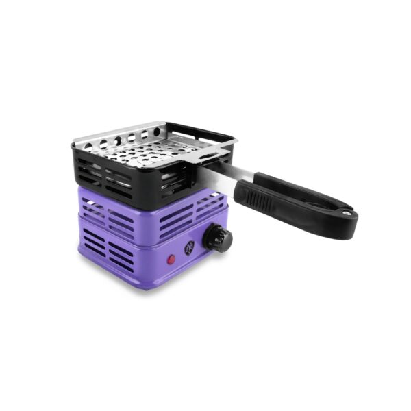 BYO HEAVY DUTY HOOKAH BURNER CHARCOAL BURNER - PURPLE
