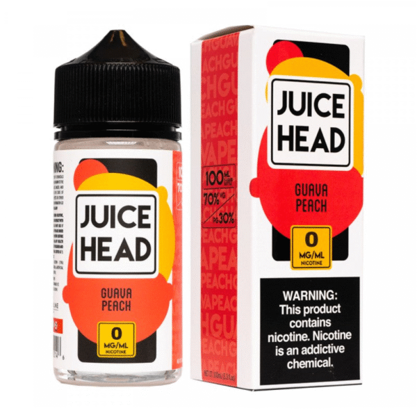 JUICE HEAD 100ML 0MG - GUAVA PEACH