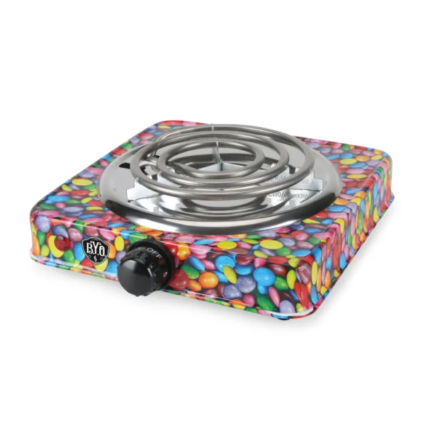 BYO HOOKAH CHARCOAL BURNER 1000W ELECTRIC SINGLE COIL - KANDIES - CB4-U
