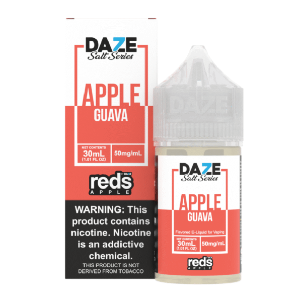 DAZE RED APPLE SALT NIC 30ML 50MG - GAUVA