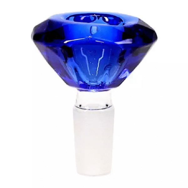 GLASS BOWLS 14MM BOX MALE DIAMOND DESIGN MIX BOWL ONE EARED 6CT