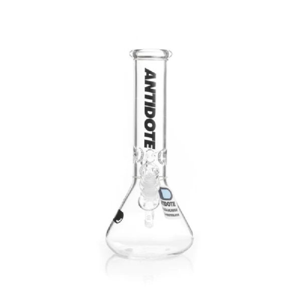 ANTIDOTE GLASS 12'' SCIENTIFIC BEAKER W/ ICE PINCH