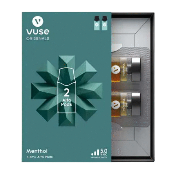 VUSE ALTO PODS MENTHOL 1.8ML BOX OF 5 - 5% 2 PACK