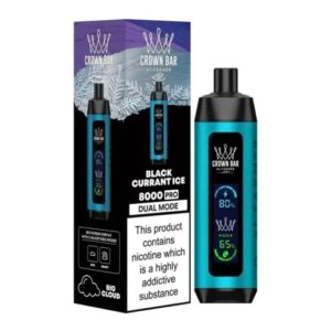 AL FAKHER CROWN BAR PRO 8000 BOX OF 5 - BLACK CURRANT ICE