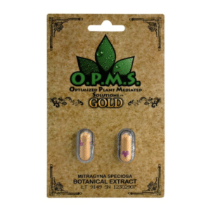 O.P.M.S. KRATOM CAPSULES PACKS OF 10 - GOLD 2CT