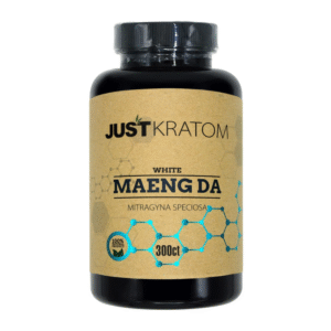 JUST KRATOM CAPSULES 300CT - MAENG DA WHITE VEIN