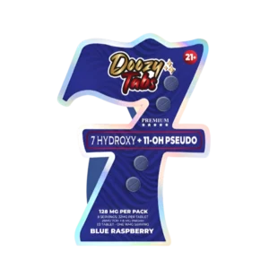 DOOZY TABS 7-HYDROXY + 11-OH PSEUDO TABLETS 4CT 32MG - BLUE RASPBERRY