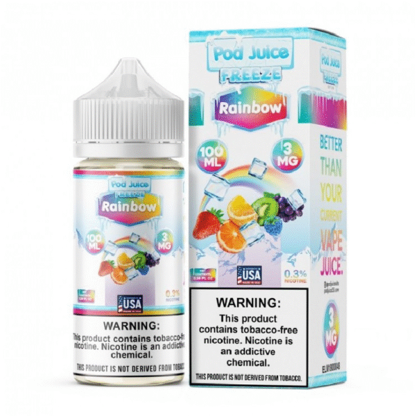 POD JUICE 100ML 0MG - FREEZE RAINBOW