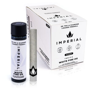 IMPERIAL 2G THC-A LOADED PREROLLS BOX OF 10 - WHITE FIRE OG INDICA