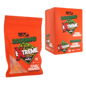 SIC SEND IT CANNA GUMMIES EXTREME 3000MG BOX OF 5 - CHILI MANGO